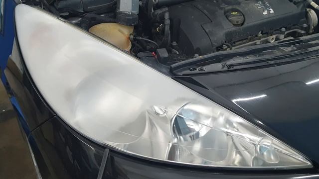 Профессиональное восстановление прозрачности пластика фар(химполировка) Pegout 206 смотреть онлайн