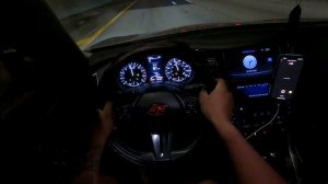 Infiniti q50 3.0t night drive pov/ FBO tune Q50 3.0t ? bmw 440i