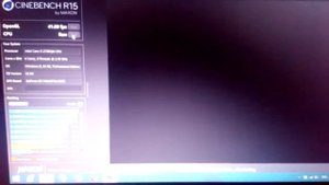 Intel i7 2760QM Cinebench R15 GeForce GT 740M