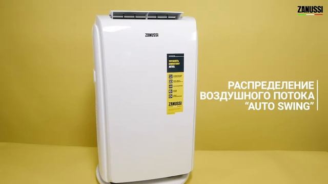 Обзор мобильного кондиционера Zanussi дизайнерской серии Massimo смотреть онлайн