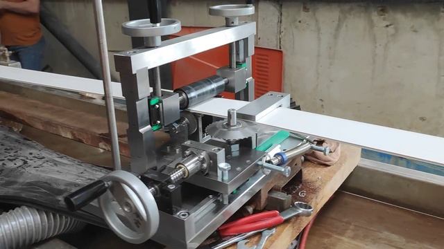 Тестирование экструзионной оснастки для производства ПВХ профиля (с блоком перфорации). смотреть онлайн