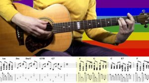 Imagine | John Lennon | Guitar TAB & CHORDS | Guitar Tutorial