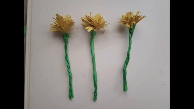 Поделка одуванчик смотреть онлайн