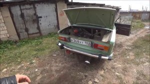 ВАЗ -2106 / снял  колхозные подкрылки и капот .разбор ваз 2106.влоги / восстановление.