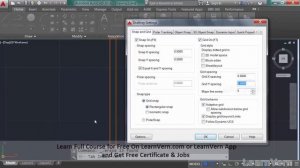 What is Snap and Grid in AutoCAD | How to Set Snap and Grid in AutoCAD | Free Tutorial in Hindi