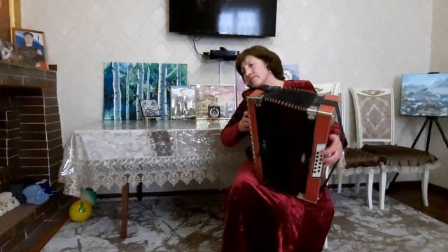 Красавица Тамара Герюгова: гармонь - душа моя! Карачаевская танцевальная смотреть онлайн