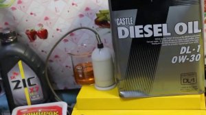 Масло TOYOTA Diesel Oil 0w-30 DL-1 проверка CCS при.. -35гр.