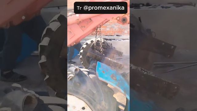 Выкатили передний мост на МТЗ. наш тг @promexanika