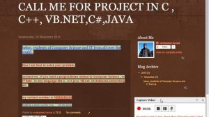 project help in C# , VB , JAVA , DATABASE , C , C++ , NETWORKING for CS and IT Student