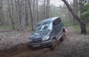 УАЗ Патриот Мицубиси Поджеро Джиппинг Водопады