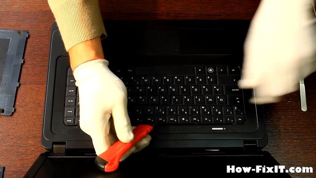 How to replace keyboard on HP Compaq Presario CQ57 laptop смотреть онлайн