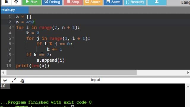 Найти 100 первых простых чисел #Python #СОЧ #СОР #ТЖБ #БЖБ #ИНФОРМАТИКА