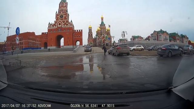 О977ВР12 - Движение в зоне действия знака 4.5.1. 07.04.2017