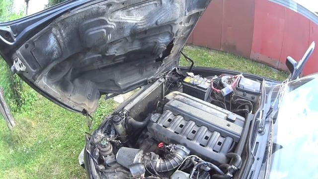 СПОЙЛЕР?!РЕШОТКА?!САБЛЯ?!БМВ Е34 СТОИТ?? смотреть онлайн