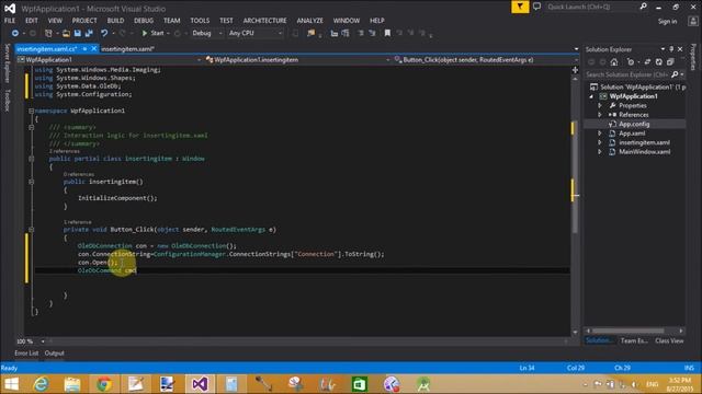 How to insert data into Ms Access database in WPF смотреть онлайн