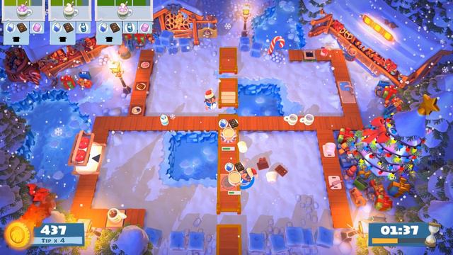 Overcooked 2 - Level 1-3 Christmas DLC | Solo World Record : 969 (outdated) смотреть онлайн