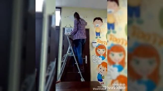 РЕКЛАМНАЯ РОСПИСЬ СТЕНЫ АКРИЛОМ смотреть онлайн