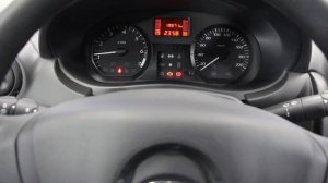 LADA Largus 2018г.(панель приборов, момент запуска двигателя)