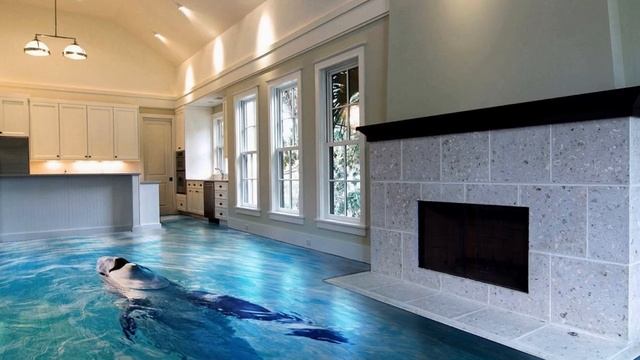 Красивые наливные 3d полы для дома (эффектное покрытие в вашем доме) смотреть онлайн