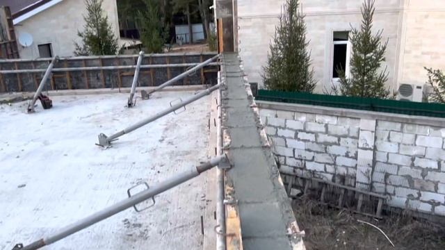 Устройство парапета/ монолитный дом