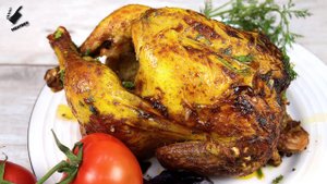 КУРИЦА НА БАНКЕ - Гриль С Чесночным Маслом | Очень Вкусно!