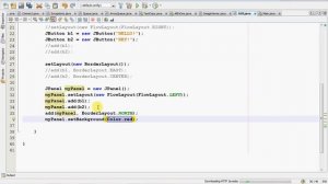 Tut 008 - GUI in Java JPanel and using Border and Flow togeather