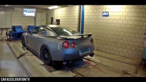 Brutal Dyno Run Nissan GT-R 1000HP Sound