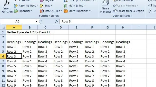 Excel - How To Move Rows On Excel Without Replacing Data - Episode 1587