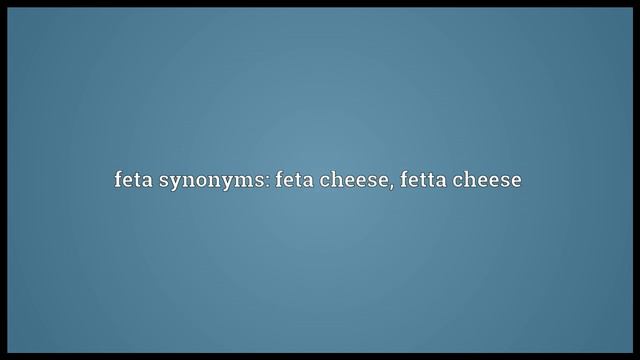 Feta Meaning смотреть онлайн
