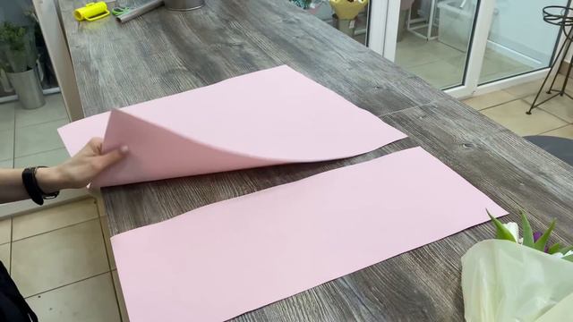 Как упаковать 7, 9 тюльпанов. Простой способ упаковки тюльпанов