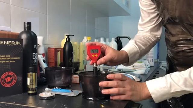 Тестирование уровня PH французский профессиональный краситель GENERIK PARIS смотреть онлайн