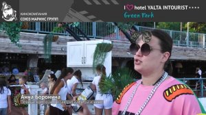 Певица и актриса Boronina побывала в Отеле Yalta Intourist