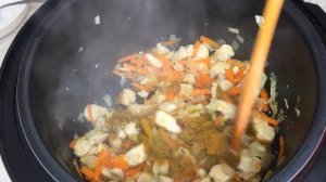 Плов с курицей из перловки в мультиварке ( Подходит как ПП блюдо и для тех кто на диете! )