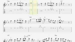 Daddy's Bolero TAB - acoustic instrumental guitar tabs (PDF + Guitar Pro)