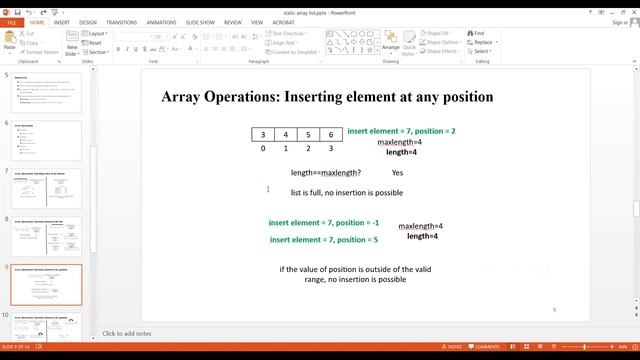 Static Array List смотреть онлайн