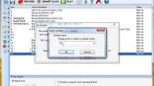 Интерфейс программы Automatic Mouse and Keyboard