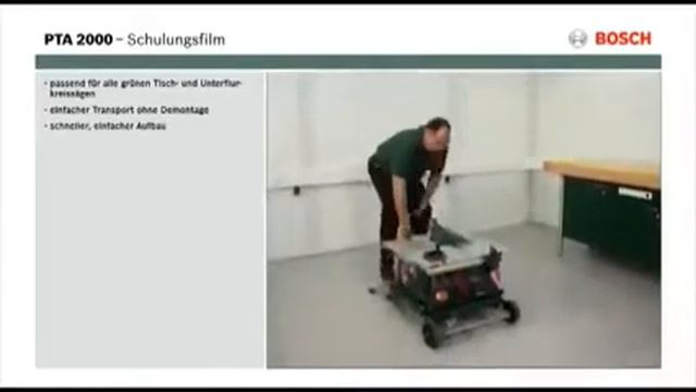 Bosch PTA 2000 Elektrodepo смотреть онлайн