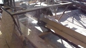 самодельная дисковая пилорама самоход