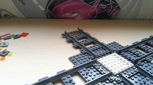 Как сделать перекрёсток рельс из лего