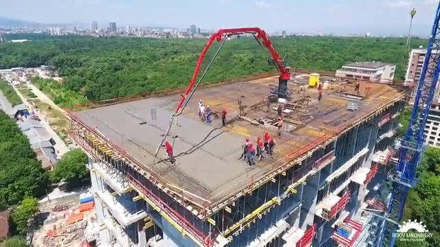 Как ускорить процесс заливки бетона на этажах?  Что надо!