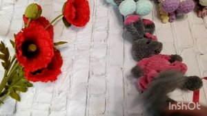 Игрушки из плюшевой пряжи крючком,связаны за неделю!!!