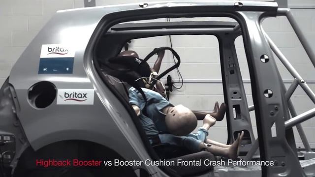 Britax crash test shows dangers of booster seats