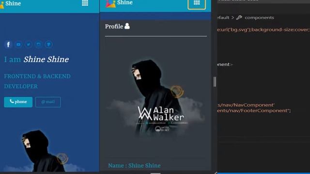 Vuejs Web Developer Portfolio