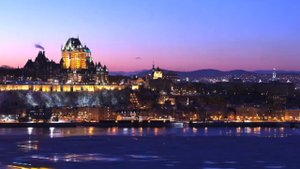 Огни ночного города в Time Lapse HD