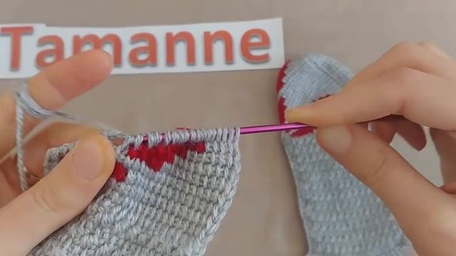 Tunus İşi Patik Yapılışı  farklı teknikle