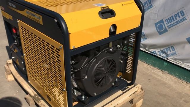 Запуск ГЕНЕРАТОРА KIPOR 8 кВт (KDE 12000 EA3)