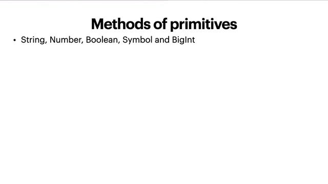 Methods of primitives in JavaScript  -  JavaScript tutorial 2022 part # 25