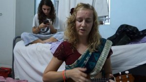 Blank Space ukulele cover in a saree!