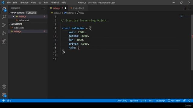 javascript objects json notation tutorial | JavaScript Operators | HackVenom