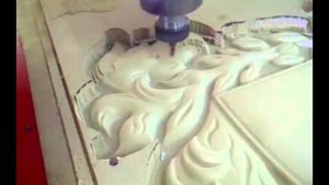 3D обработка древесины. Фрезерный станок с ЧПУ WATTSAN — демонстрация работы